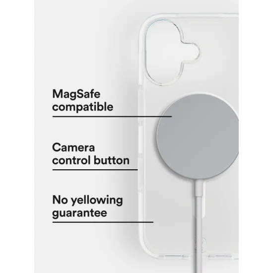Bodyguardz ace pro magsafe case for iphone 17 pro - cloud white